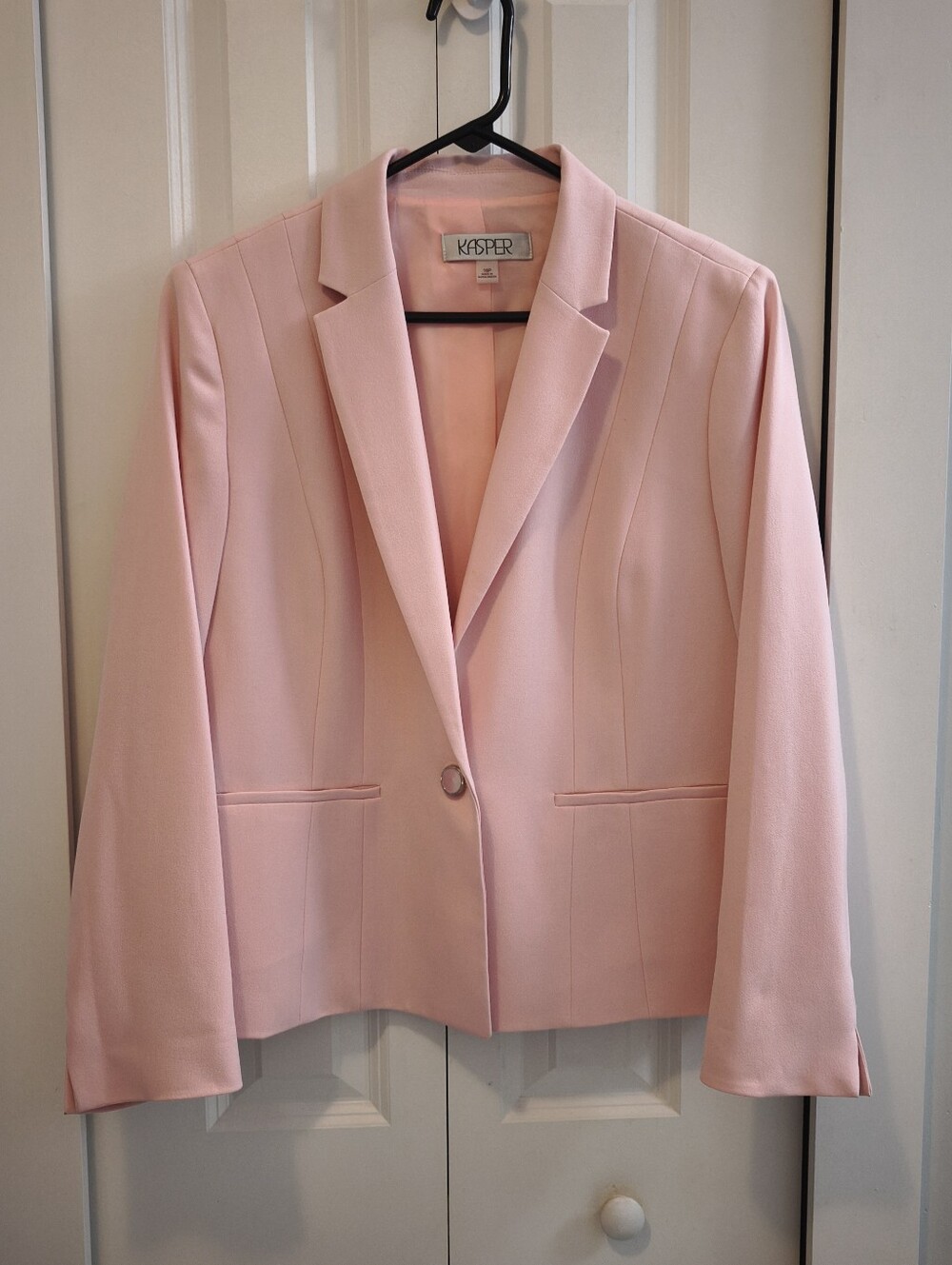 Kasper Blush Pink Tailored Blazer Jacket